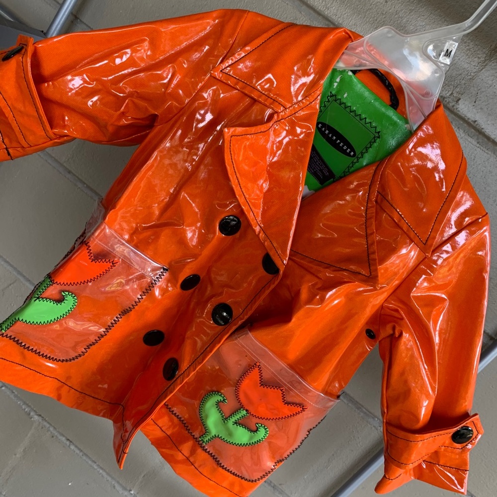 Karan Feder Rain Jacket and Hat Sz 2